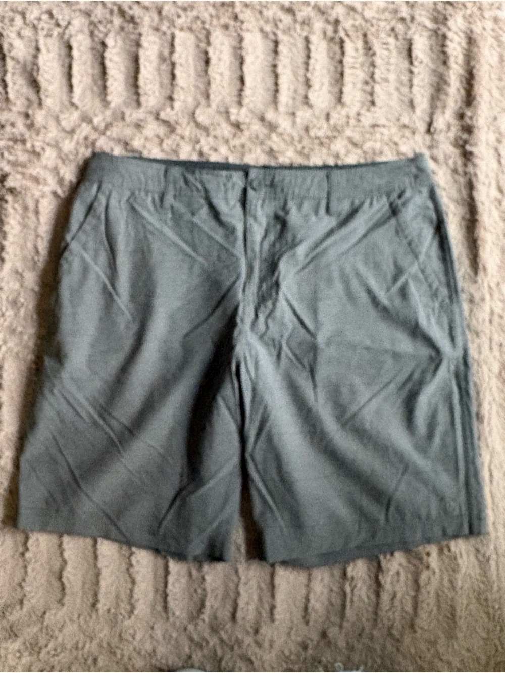Hang Ten Men's Flat Front Shorts in Gray Shade